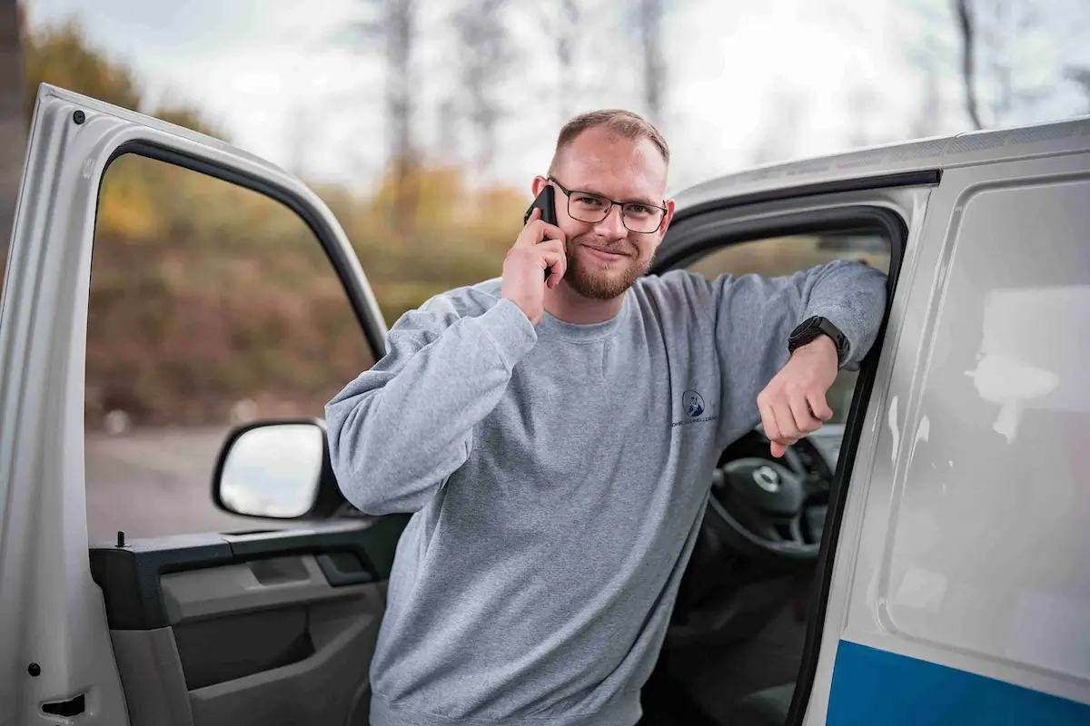 Inhaber Markus Windler bei der Arbeit
